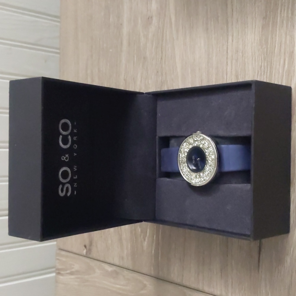 Women's crystal studded filled quartz watch